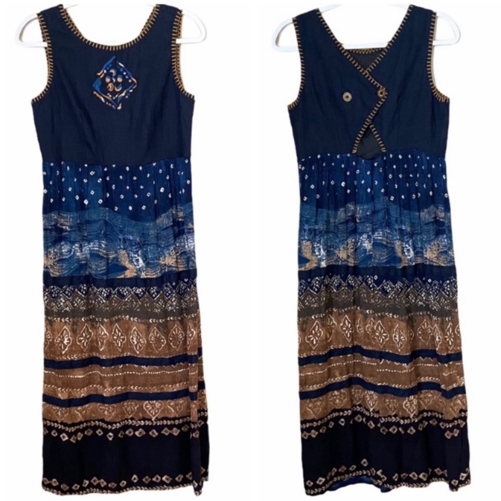 Vintage embroidered artsy dress